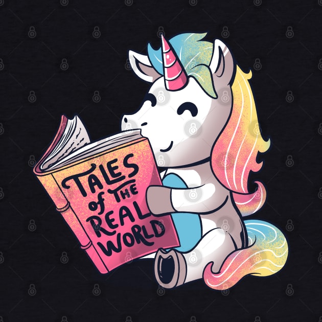 Tales of the Real World Funny Unicorn - Dark by eduely